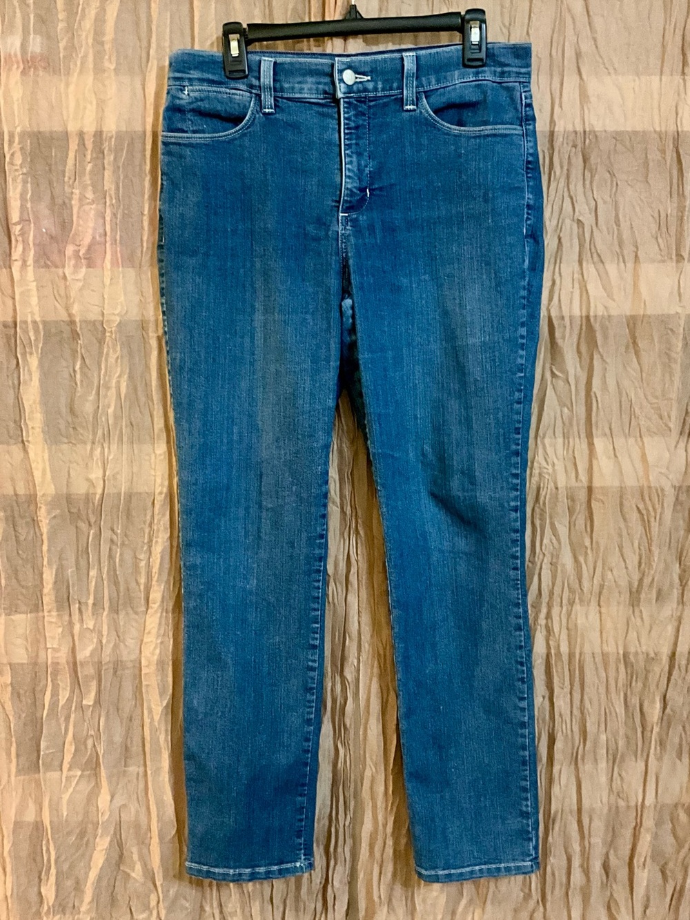 NYDJ Not Your Daughters Jeans Straight Leg Blue Denim